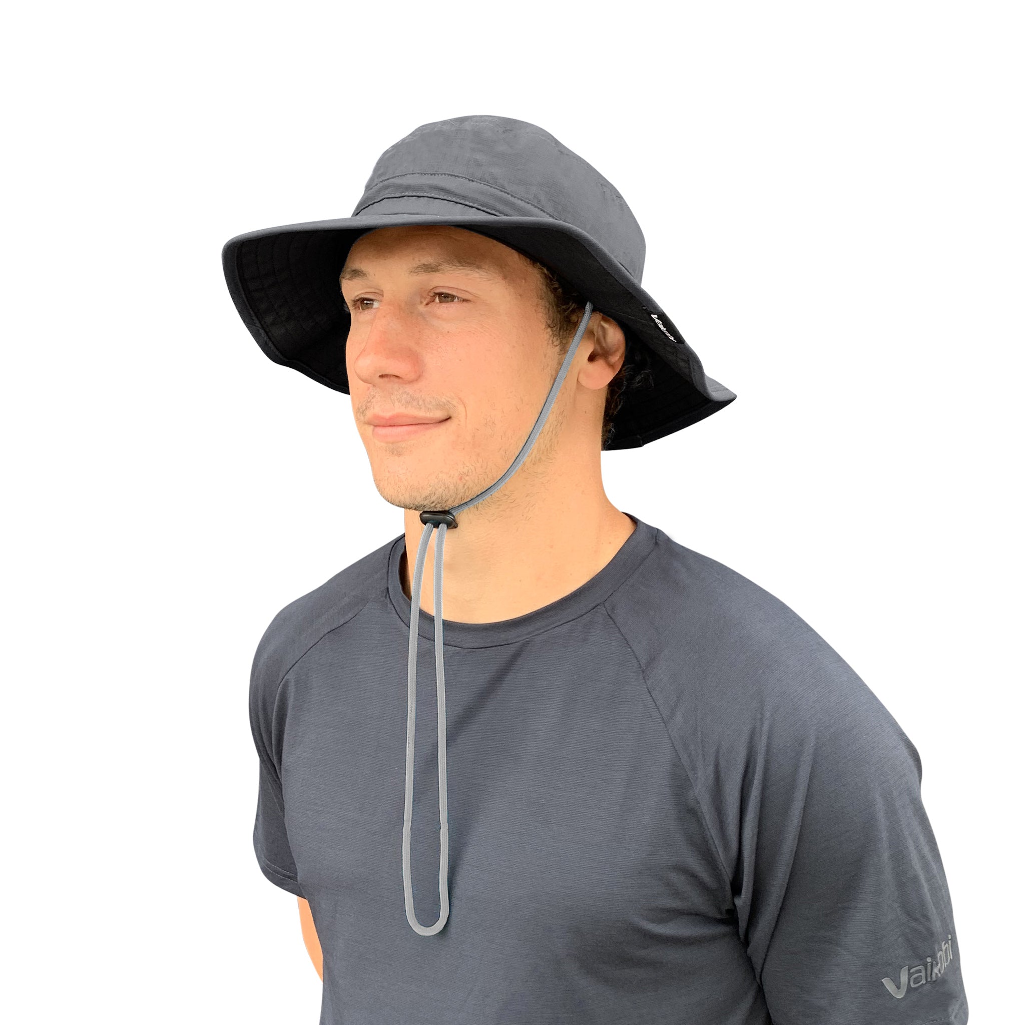 UV Ocean Surf Hat - Charcoal | Vaikobi