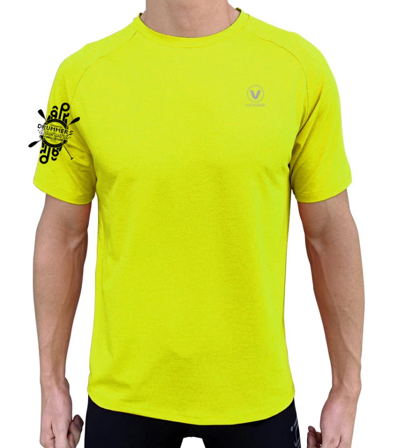 DRUMMERS - Mens UV Performance S/S Tech Tee - Lime - CUSTOM