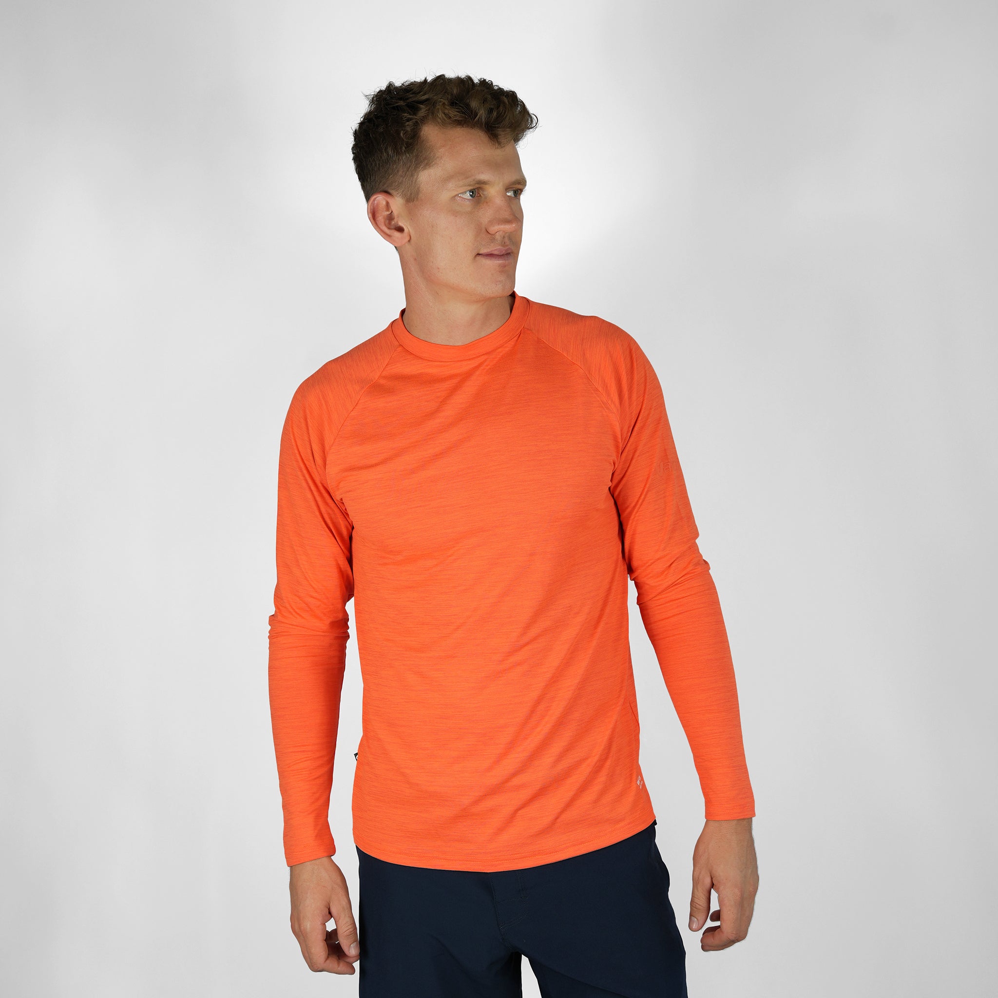 UV Ocean Tech L/S Tee - Orange