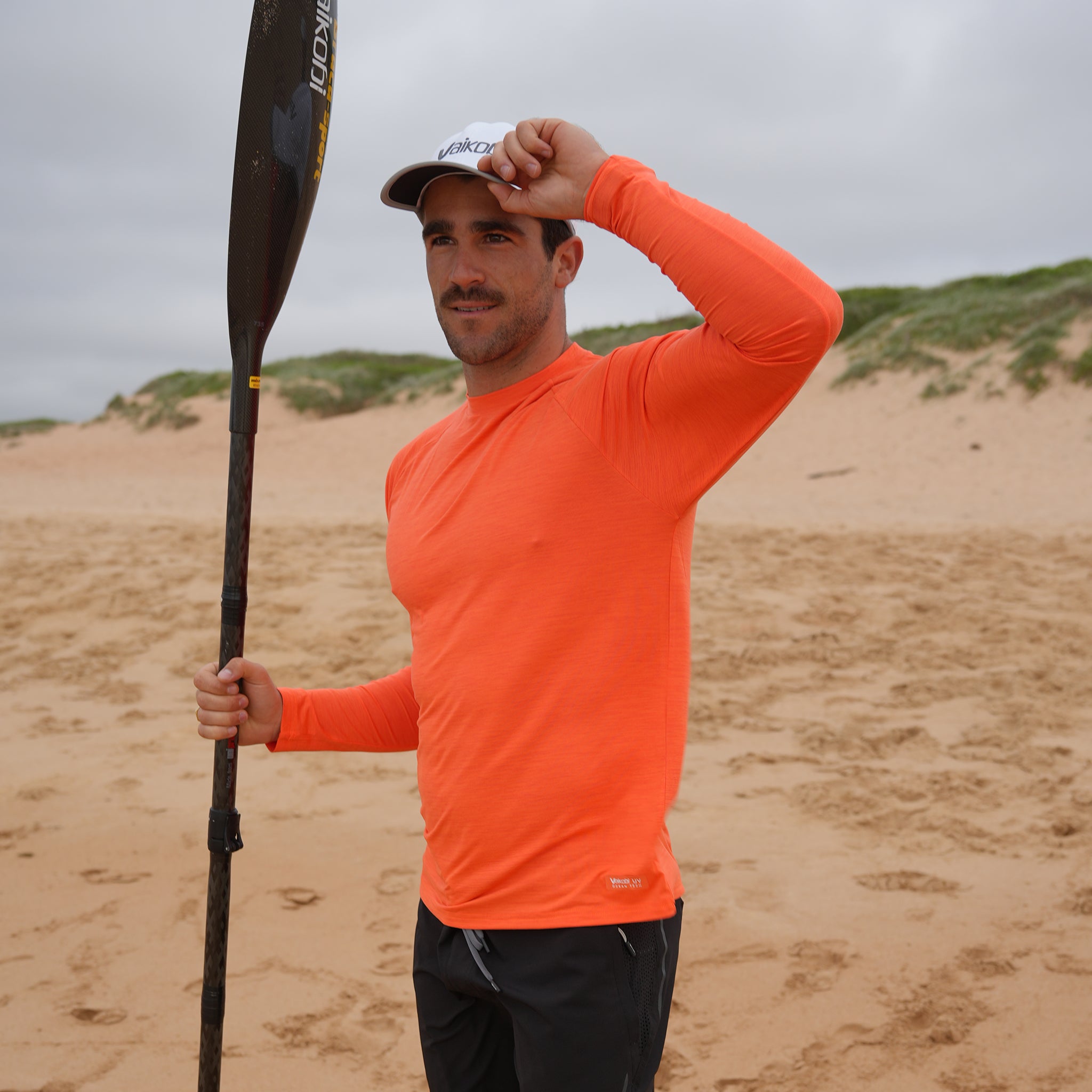 UV Ocean Tech L/S Tee - Orange