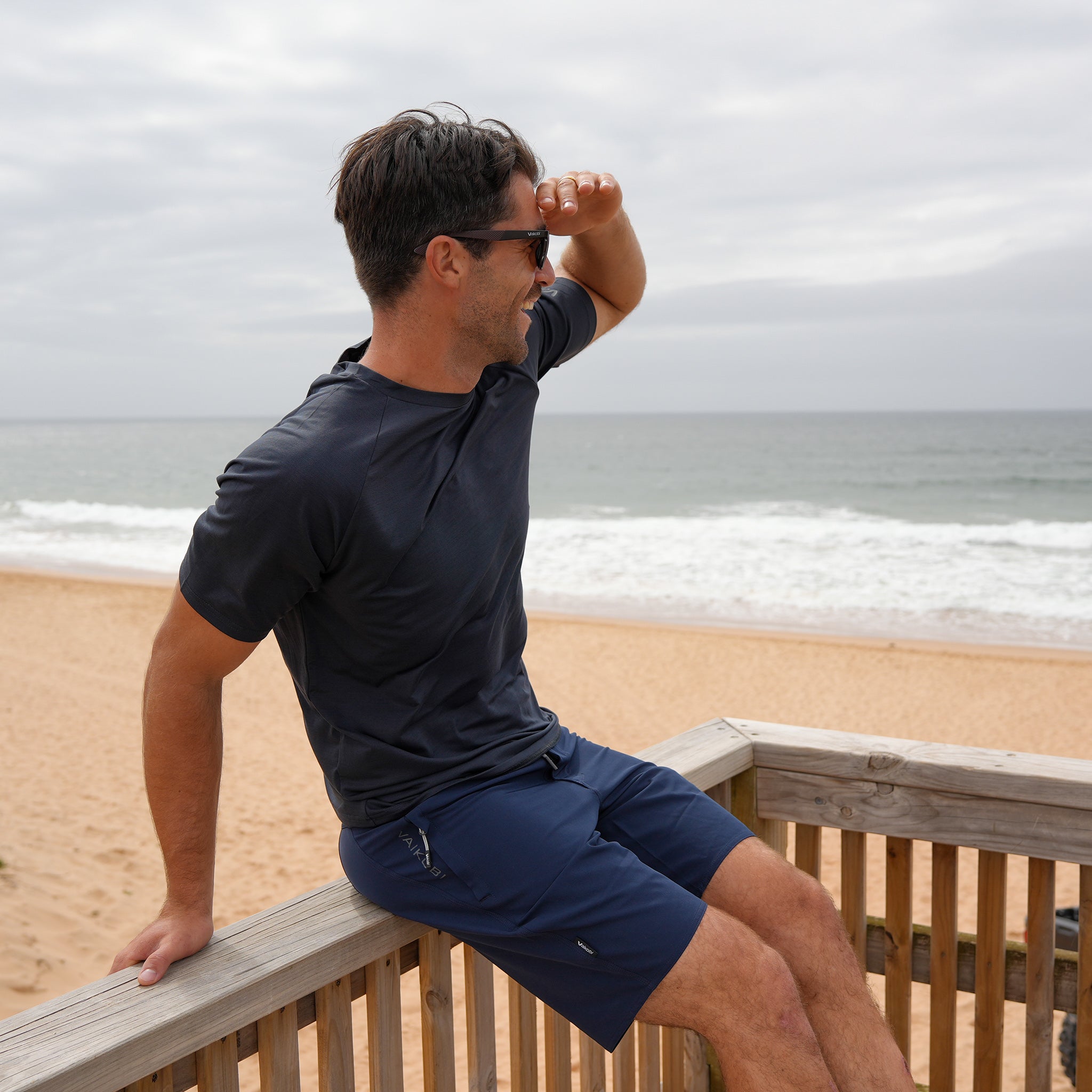 UV Ocean Tech S/S Tee - Charcoal