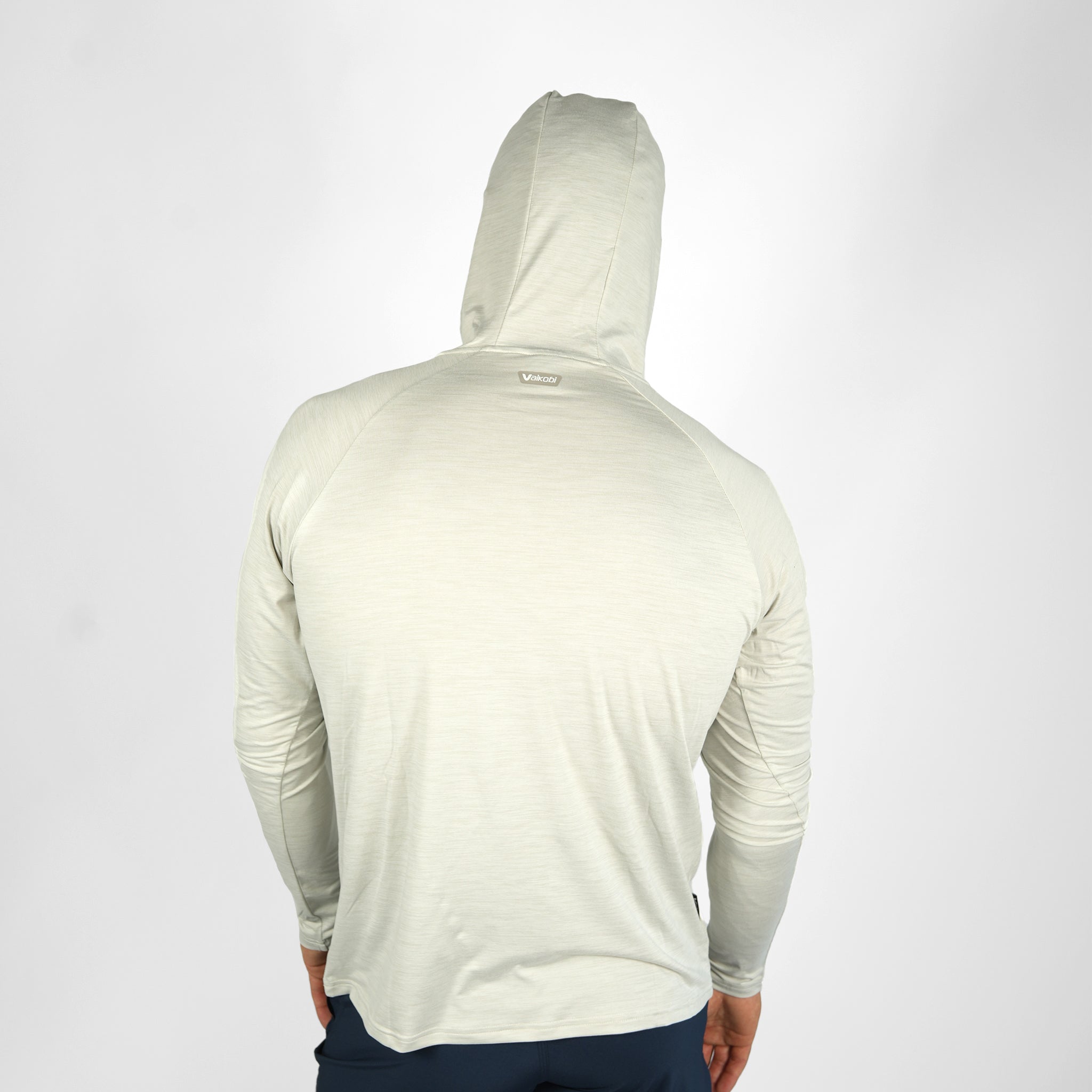 UV Ocean Tech L/S Hooded Top - BAR KARATE Silver