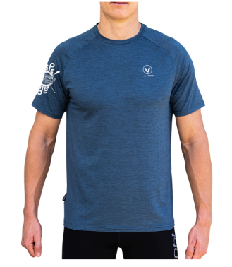 DRUMMERS - Mens UV Performance S/S Tech Tee - Ocean Blue - CUSTOM