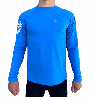 DRUMMERS - UV Performance L/S Tech Top- Cyan - Unisex - CUSTOM