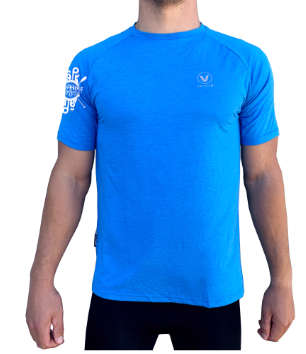 DRUMMERS - Mens UV Performance S/S Tech Tee - Cyan - CUSTOM