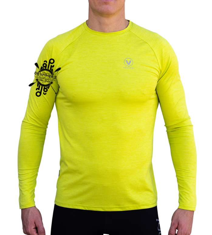 DRUMMERS - UV Performance L/S Tech Top- Lime - Unisex CUSTOM