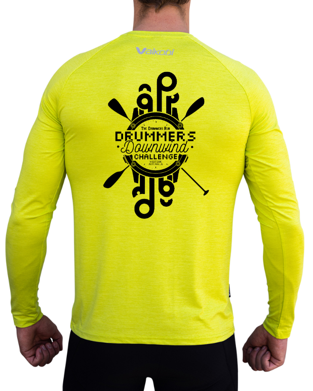 DRUMMERS - UV Performance L/S Tech Top- Lime - Unisex CUSTOM