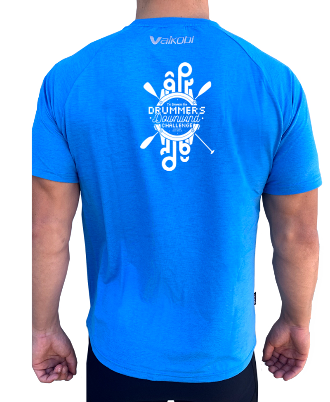 DRUMMERS - Mens UV Performance S/S Tech Tee - Cyan - CUSTOM