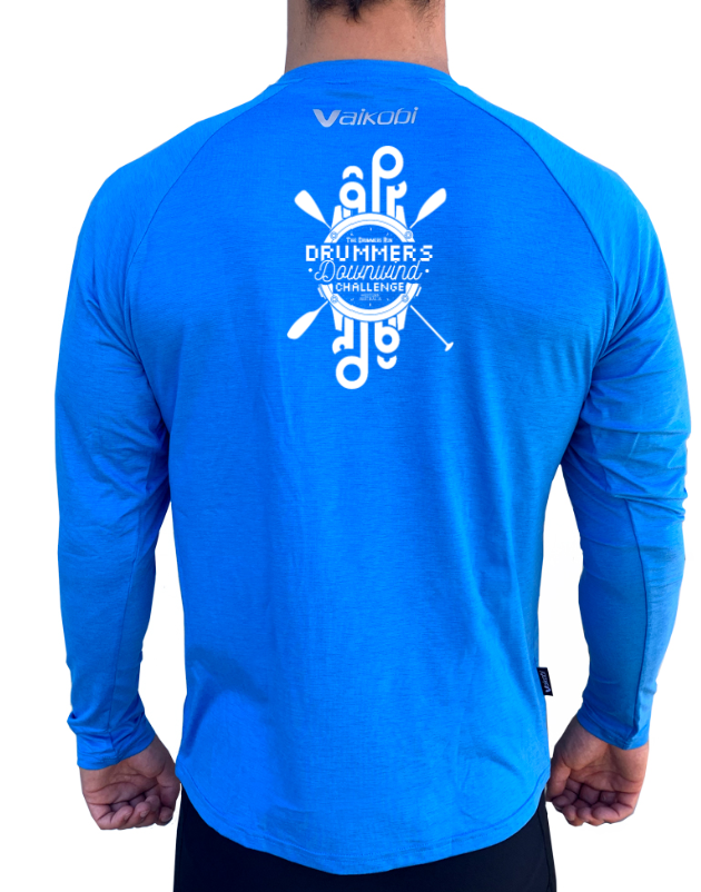 DRUMMERS - UV Performance L/S Tech Top- Cyan - Unisex - CUSTOM