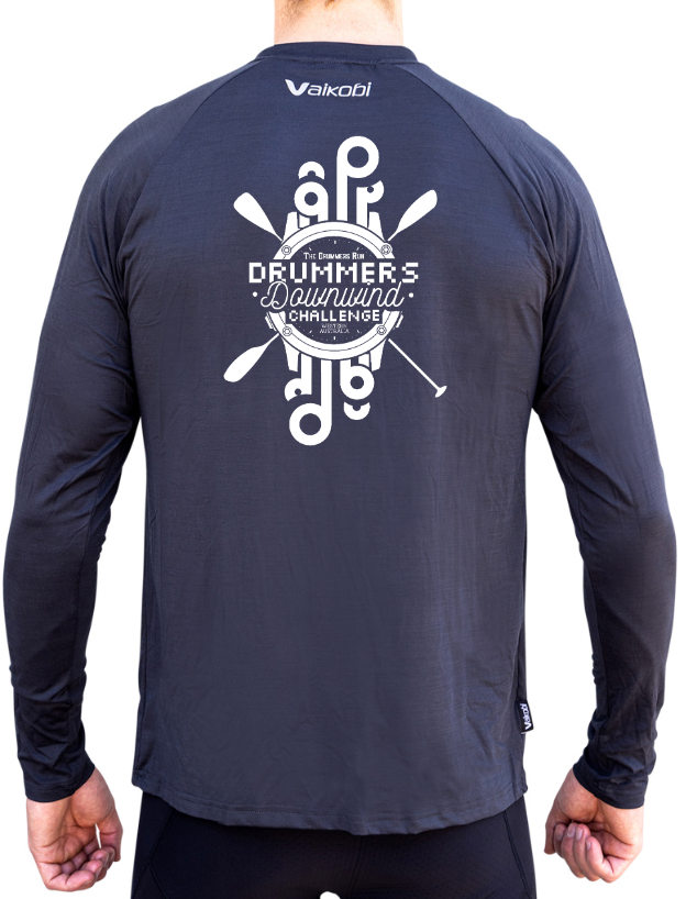 DRUMMERS - UV Performance L/S Tech Top- Charcoal - Unisex - CUSTOM