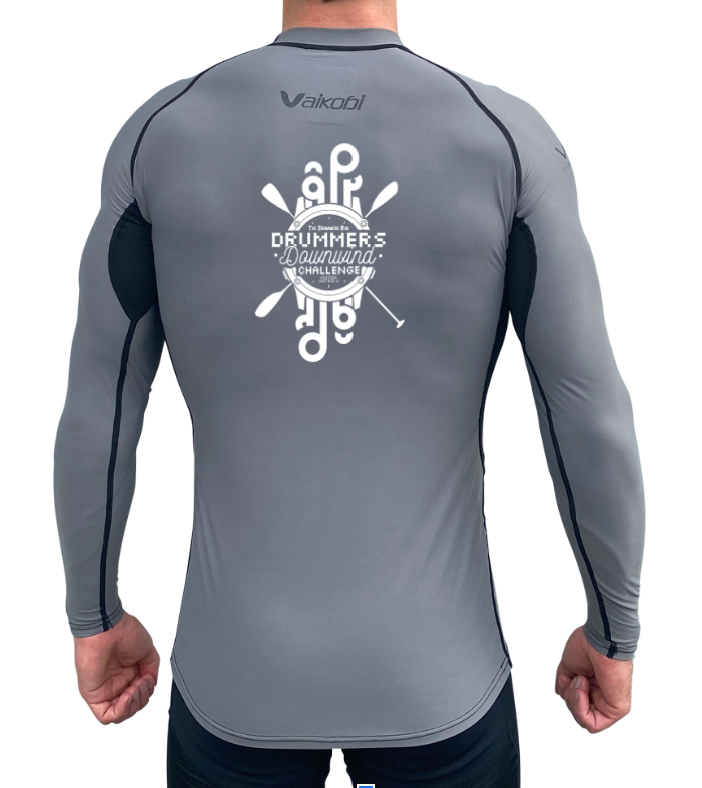 DRUMMERS - VCOLD L/S Base Layer-Grey/Black- Unisex - CUSTOM