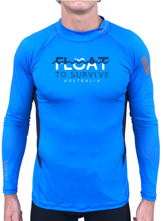 L/S Cyan Rash - CUSTOM