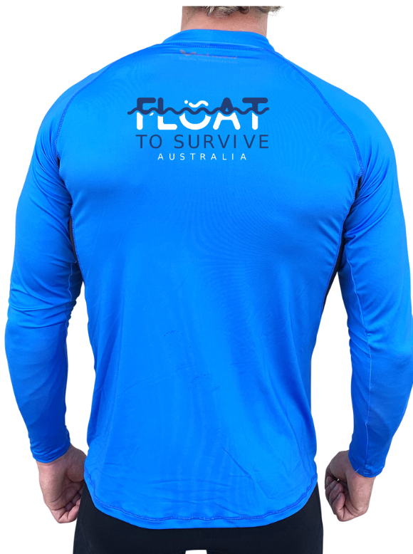 L/S Cyan Rash - CUSTOM