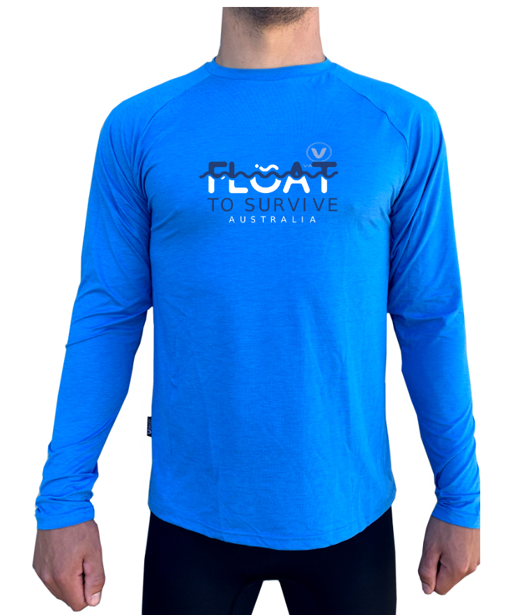 L/S Cyan Tech Top - CUSTOM