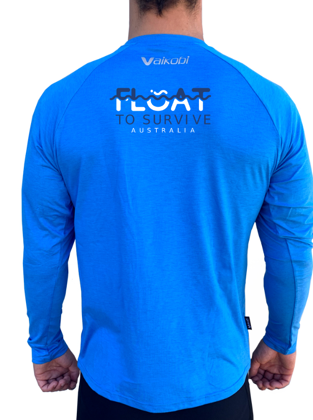 L/S Cyan Tech Top - CUSTOM
