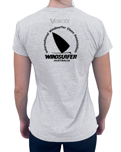 WINDSURFER Womens UV Performance Tech Tee- Silver - CUSTOM