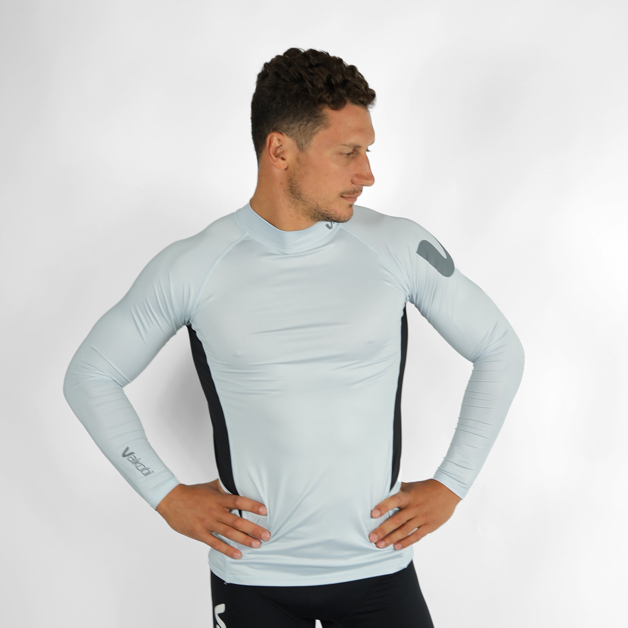 Long Sleeve Rash Top - Silver