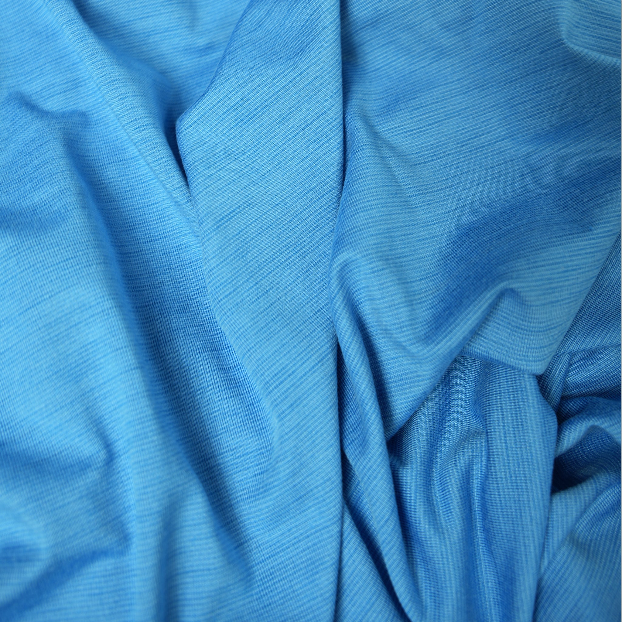 UV Ocean Tech L/S Hooded Top - BAR KARATE Cyan