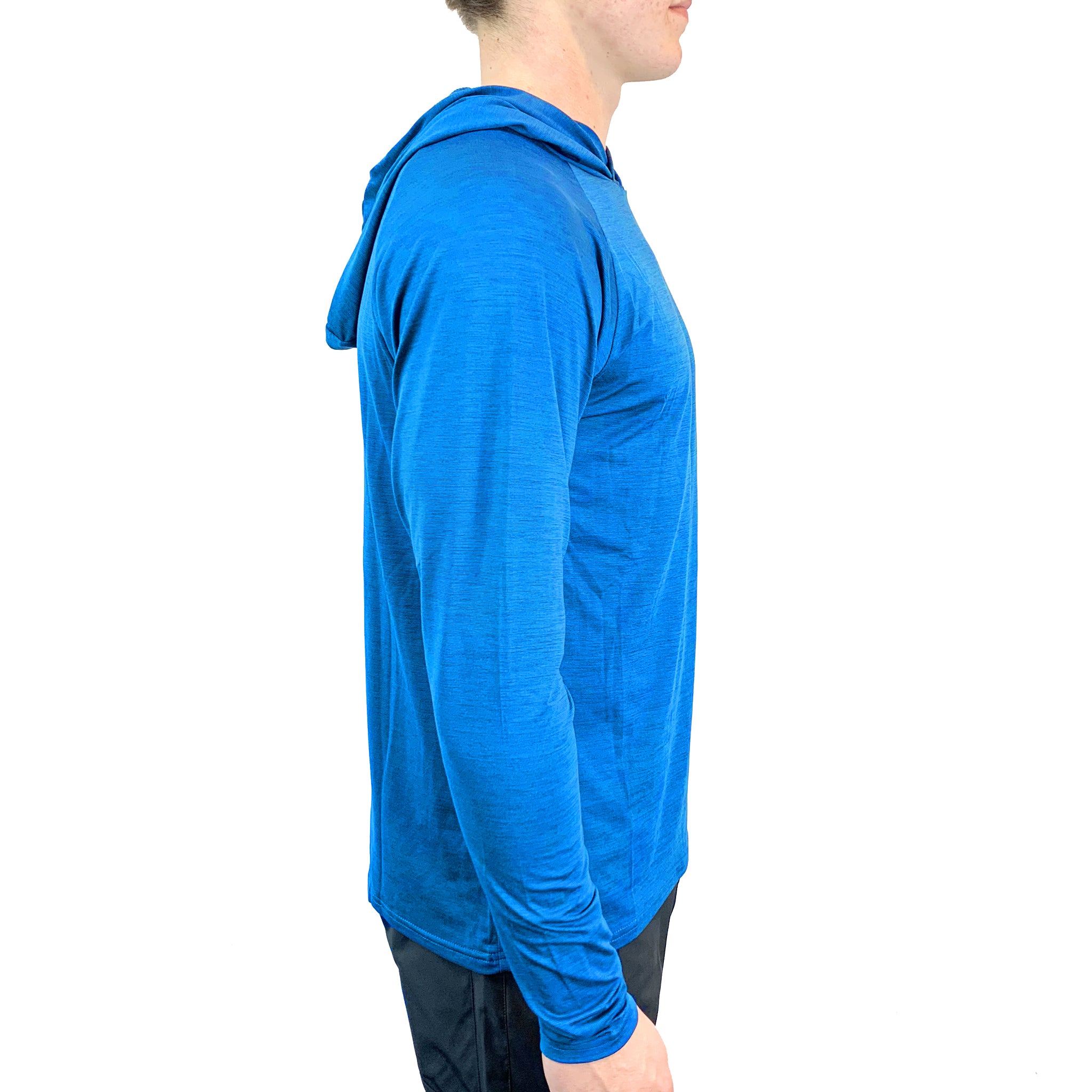 Season 2023 - UV Performance L/S Hooded Tech Top - Cyan