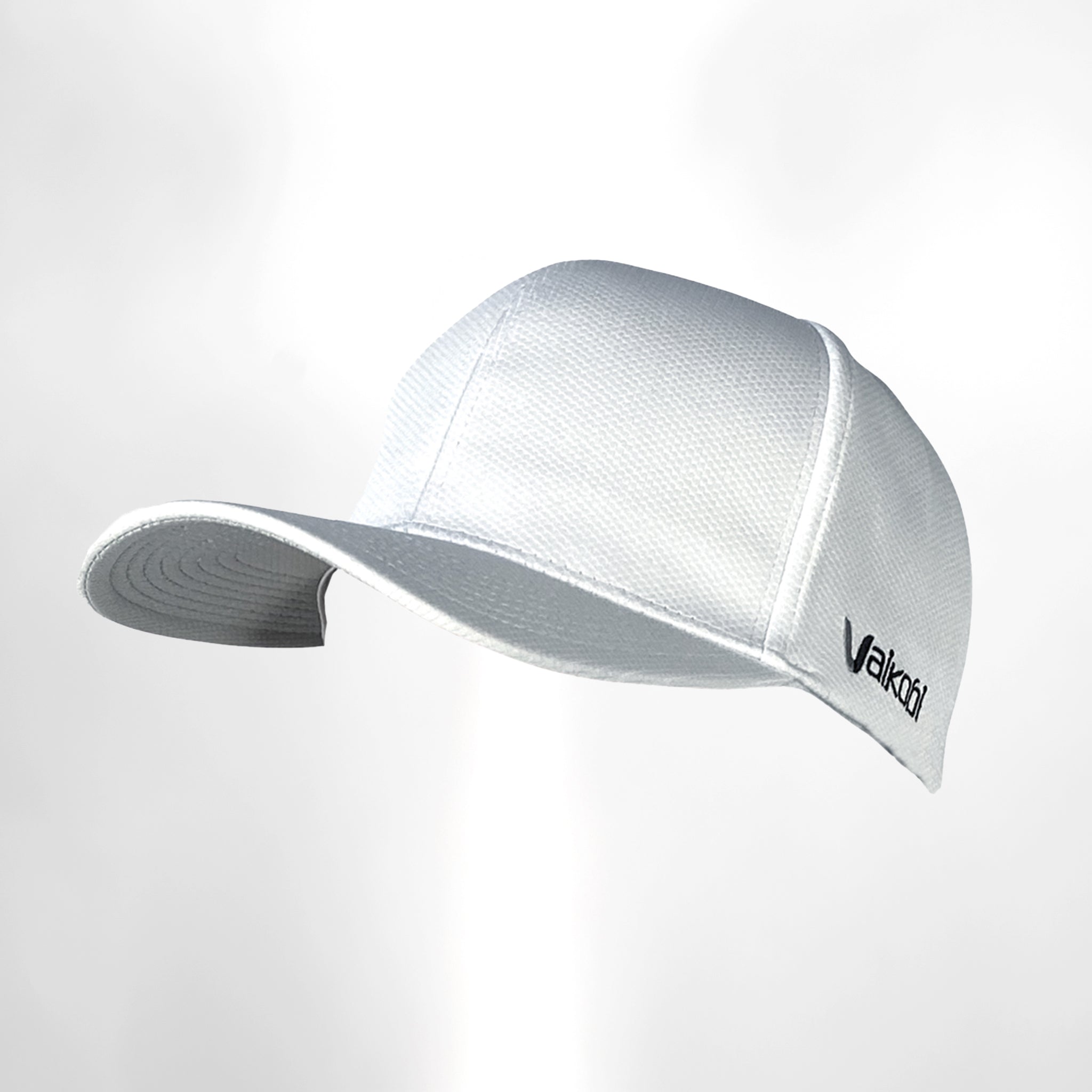 Vaikobi Performance Snapback Hat - White - Blank Front