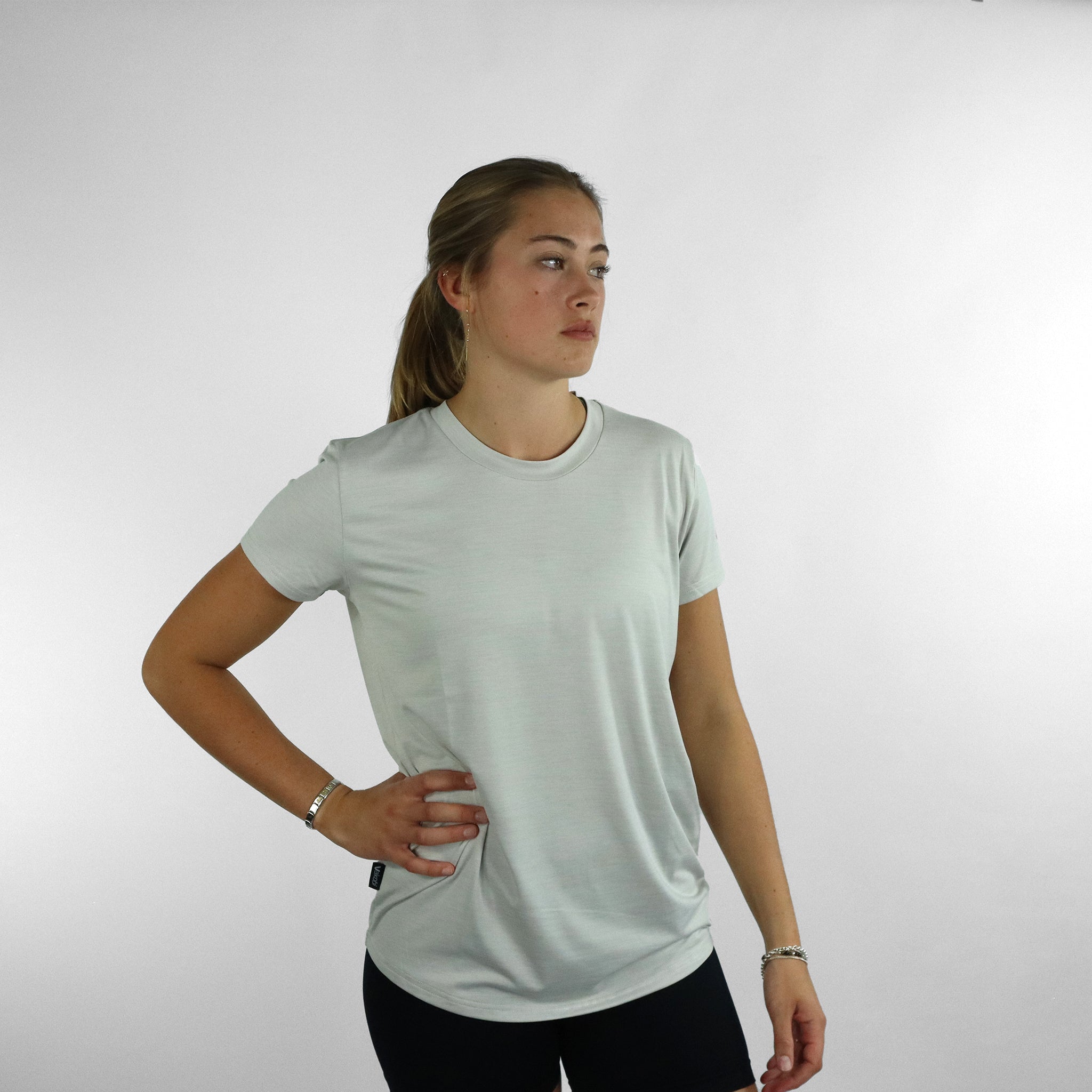Women's UV Ocean Tech S/S Tee - Silver