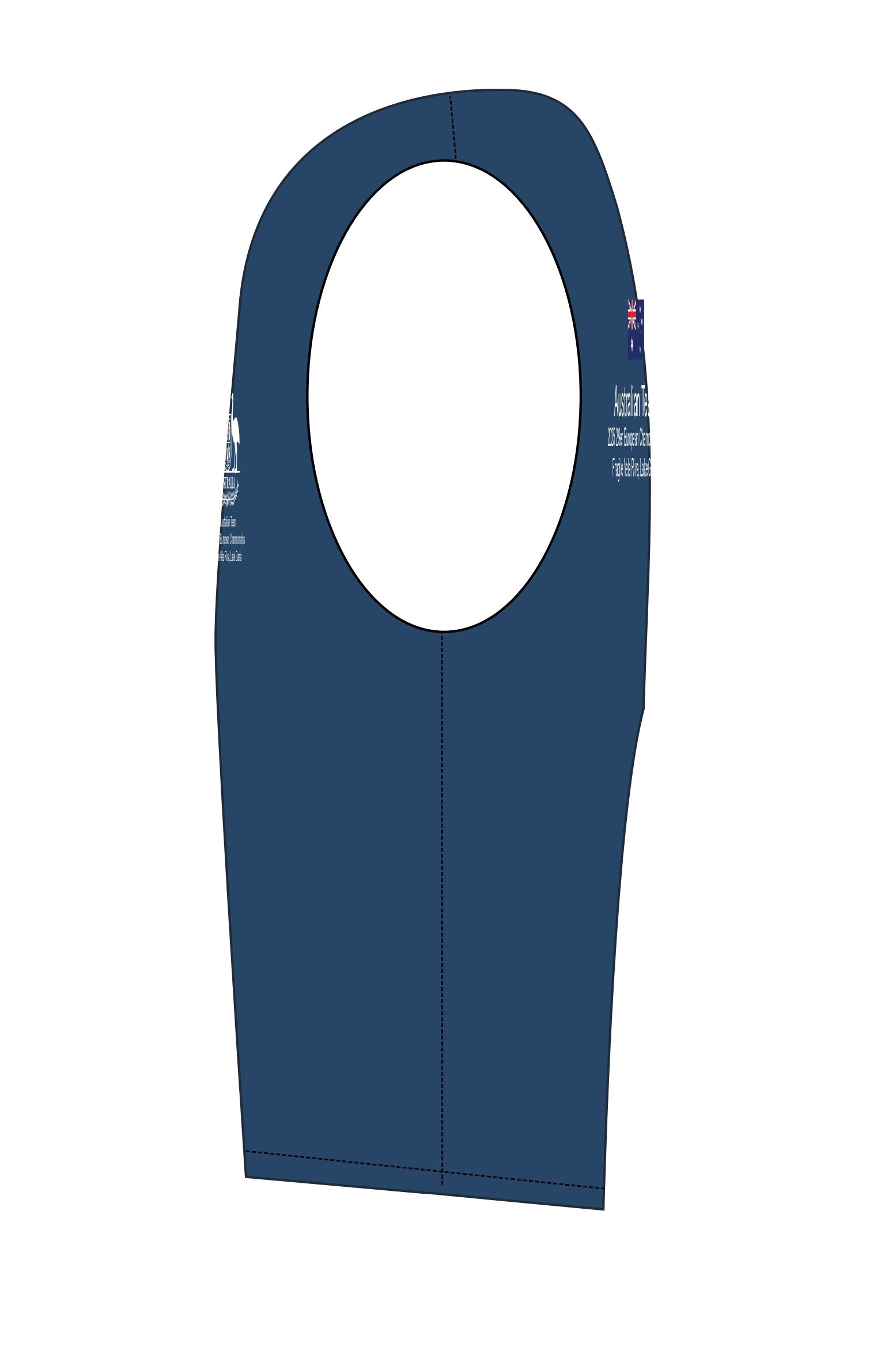 UV Spandex Race Vest - Navy - 29er WORLD Champs