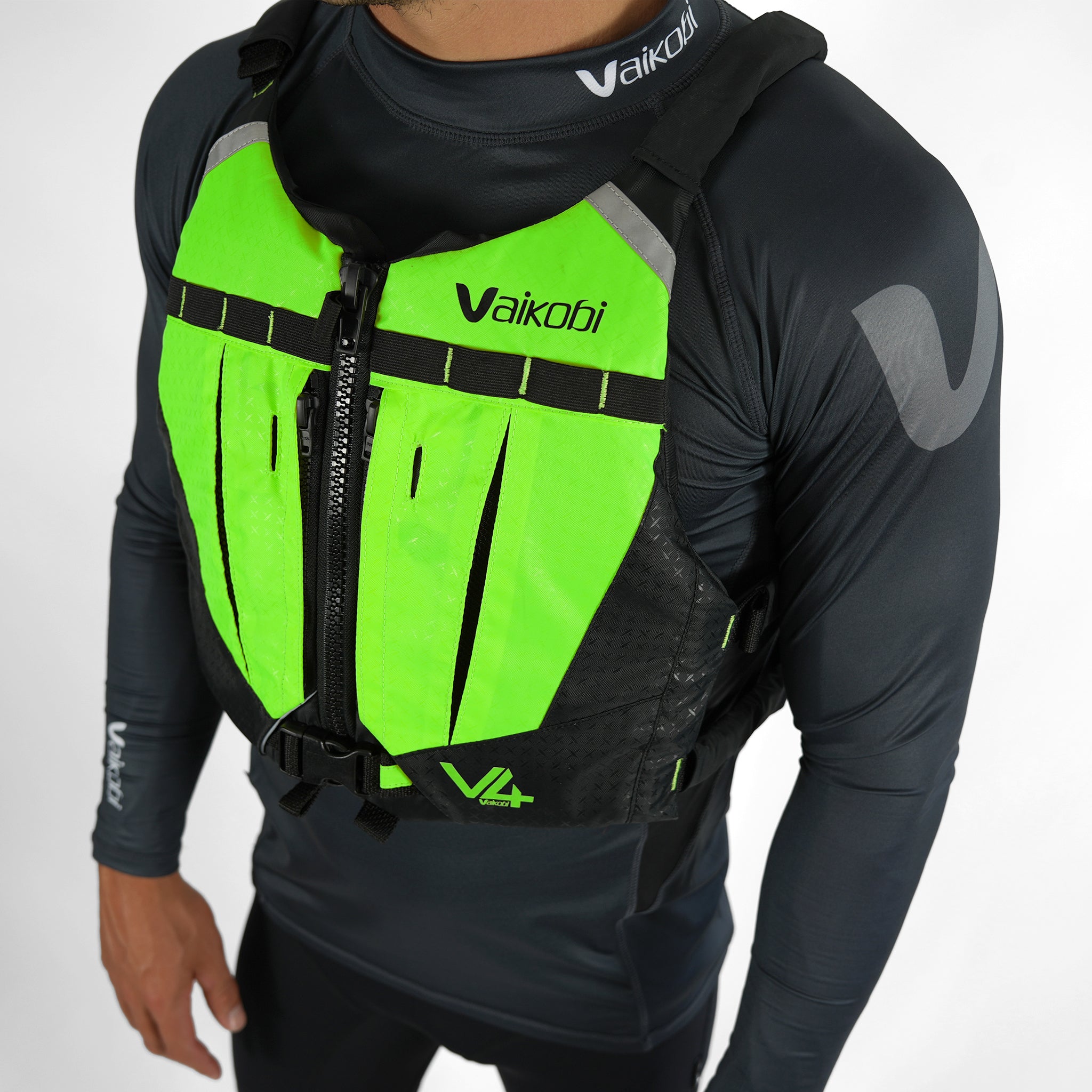 V4 Ocean Racing PFD Life Jacket - Green