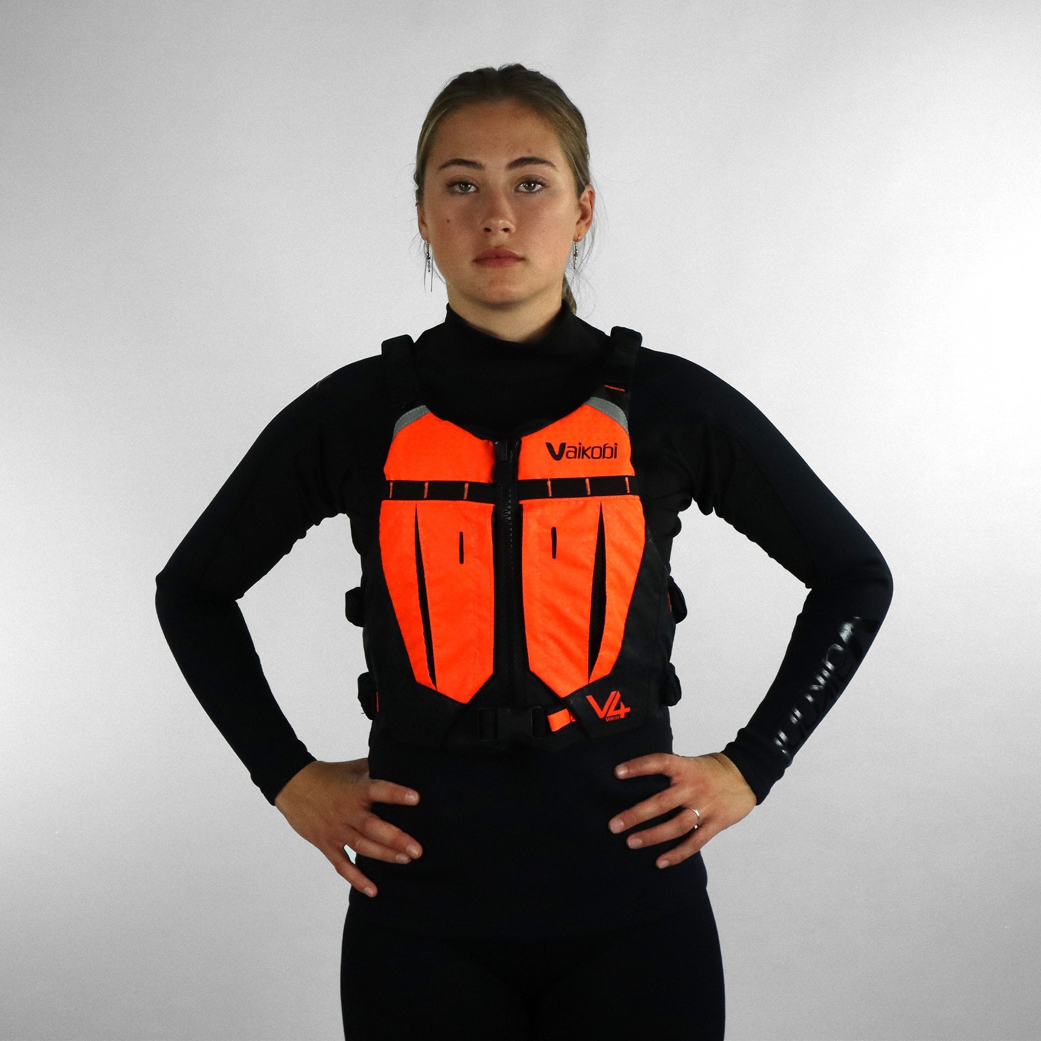 V4 Ocean Racing PFD Life Jacket - Fluro Orange