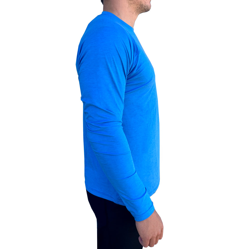 UV Performance L/S Tech Top- Cyan - Unisex