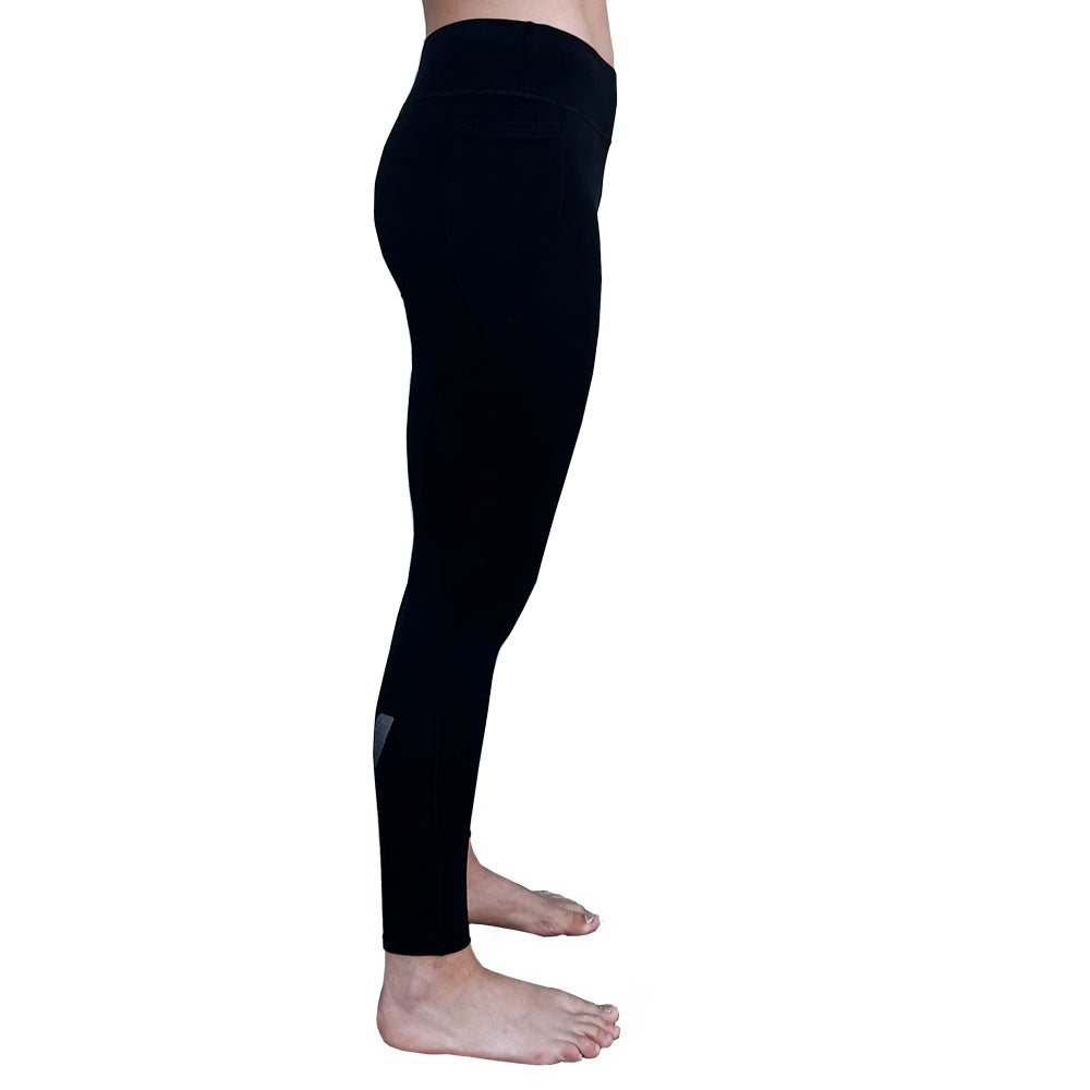 Activ Hydrofleece Womens Leggings-Black