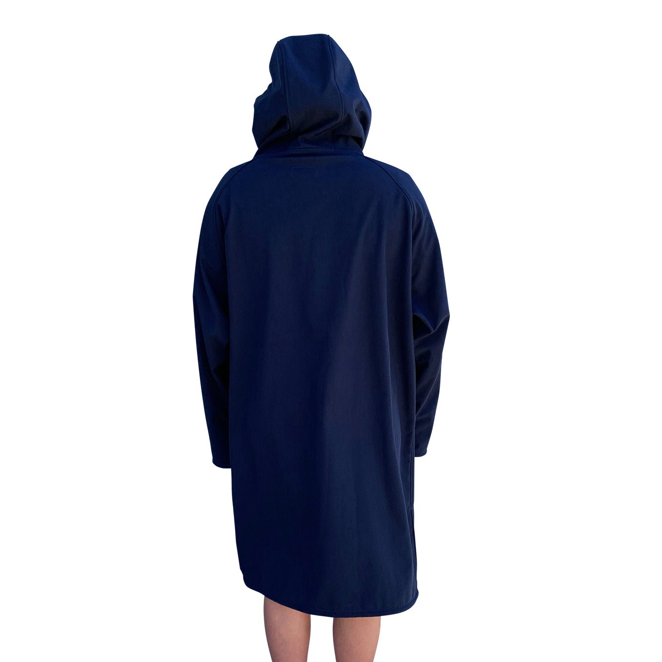 BEACH COAT -NAVY/CYAN