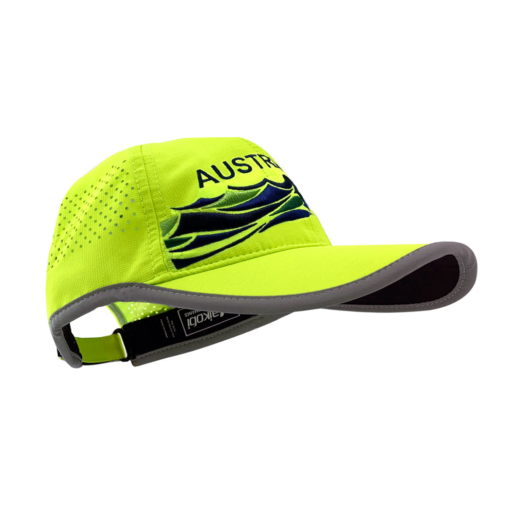 Aus Worlds Performance Cap - Fluro Yellow - CUSTOM