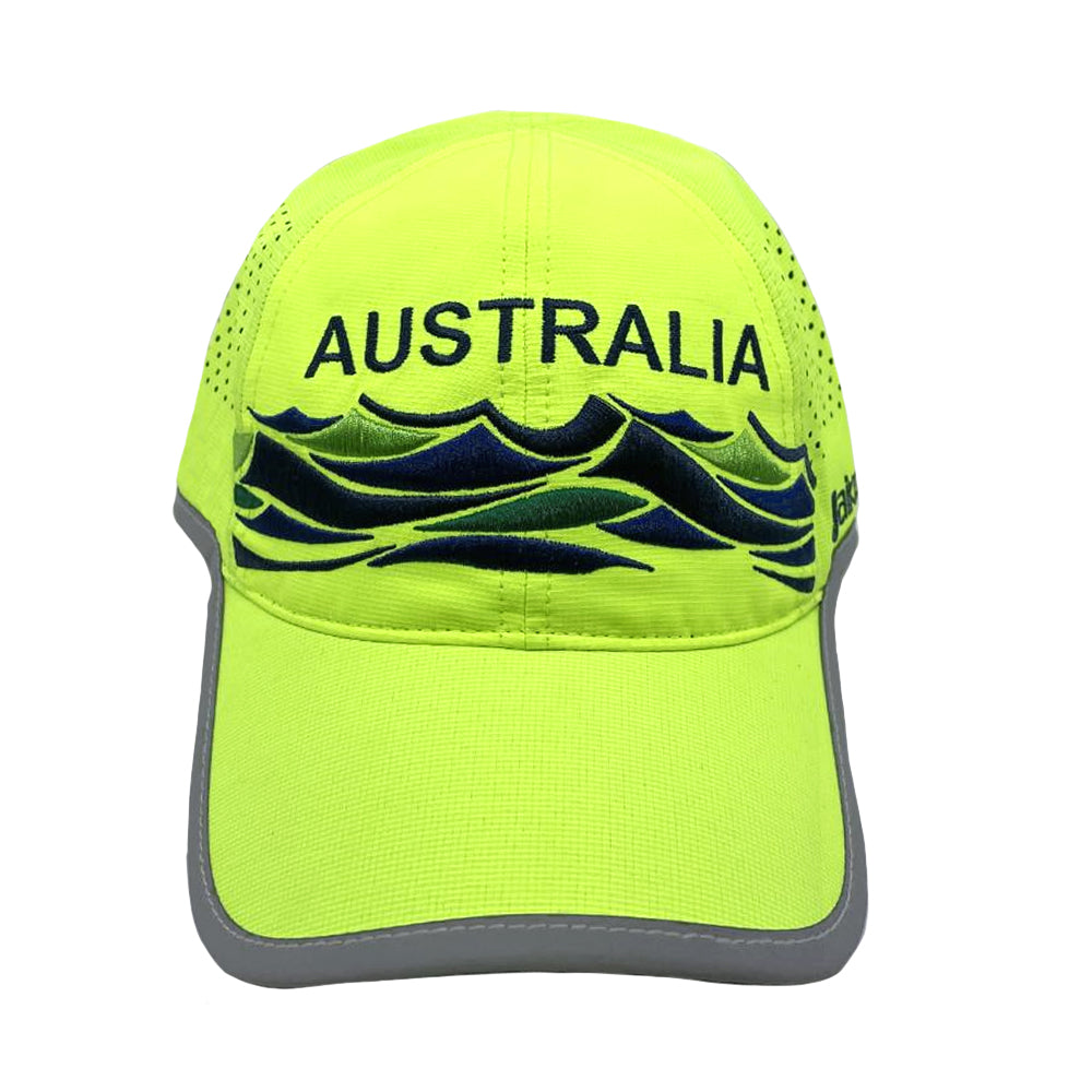 Aus Worlds Performance Cap - Fluro Yellow - CUSTOM