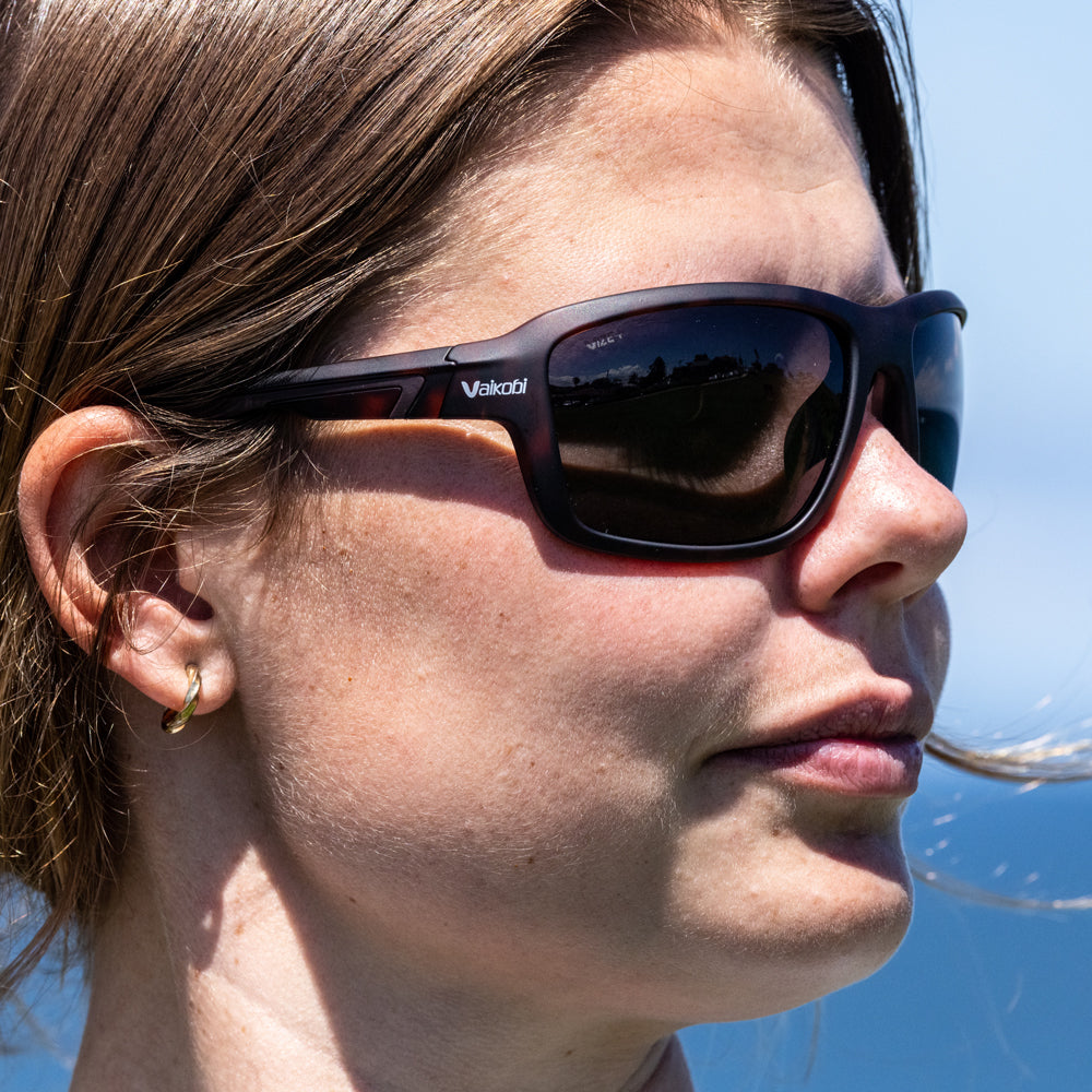 Garda Polarized Sunglasses (Black/Amber)