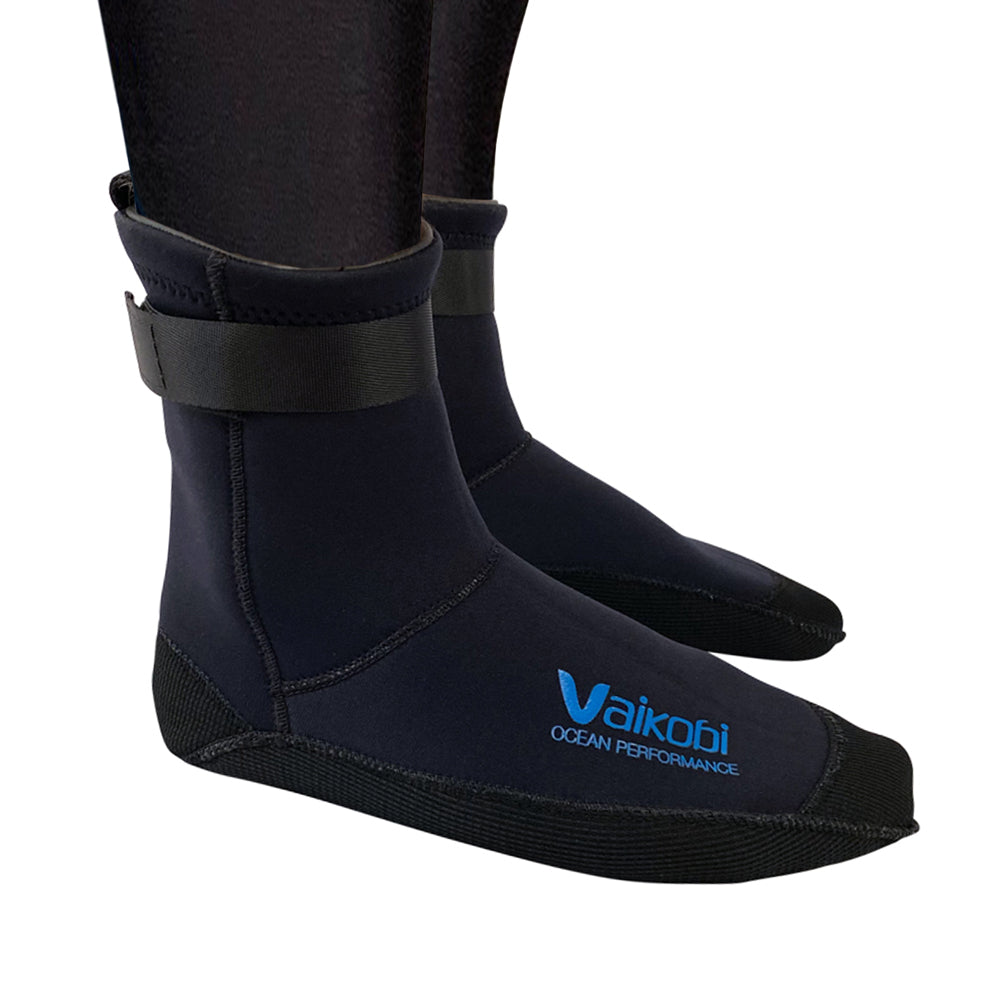 Vaikobi neoprene sock black with velcro ankle strap