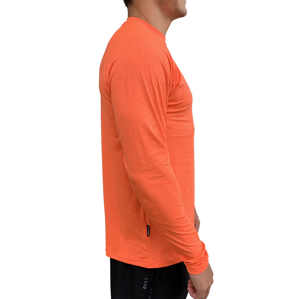 Season 2023 - UV Performance L/S Tech Top - Fluro Orange