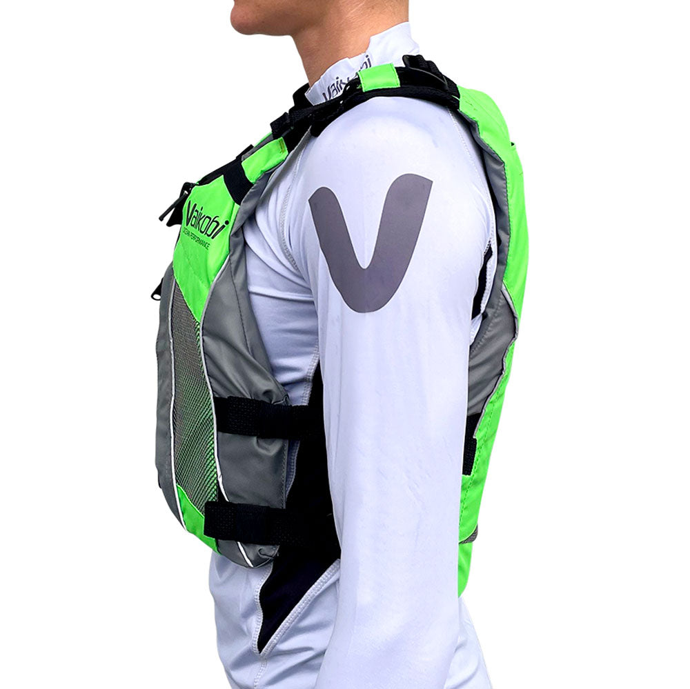 V3 Ocean Racing PFD Life Jacket - Fluro Green/Grey