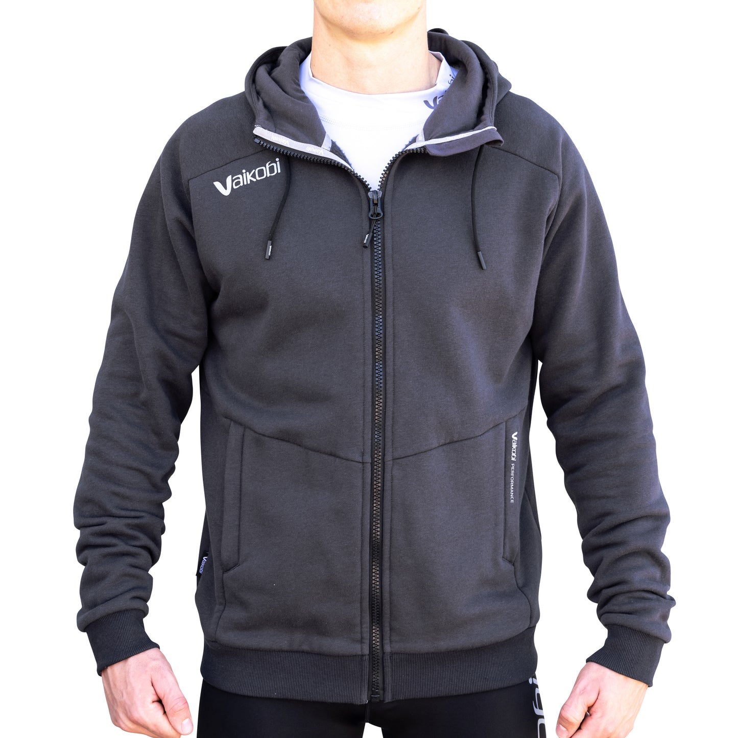 Vaikobi Full-Zip Hoodie - Charcoal