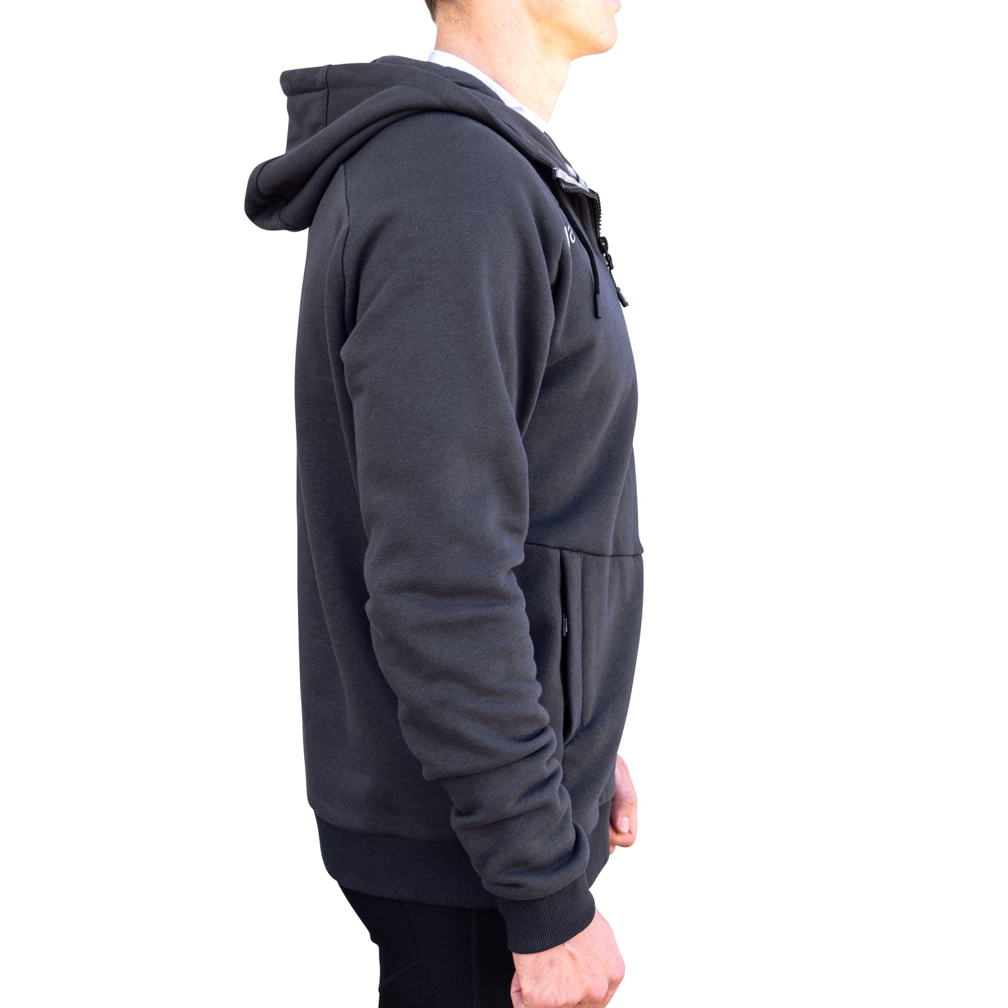 Vaikobi Full-Zip Hoodie - Charcoal
