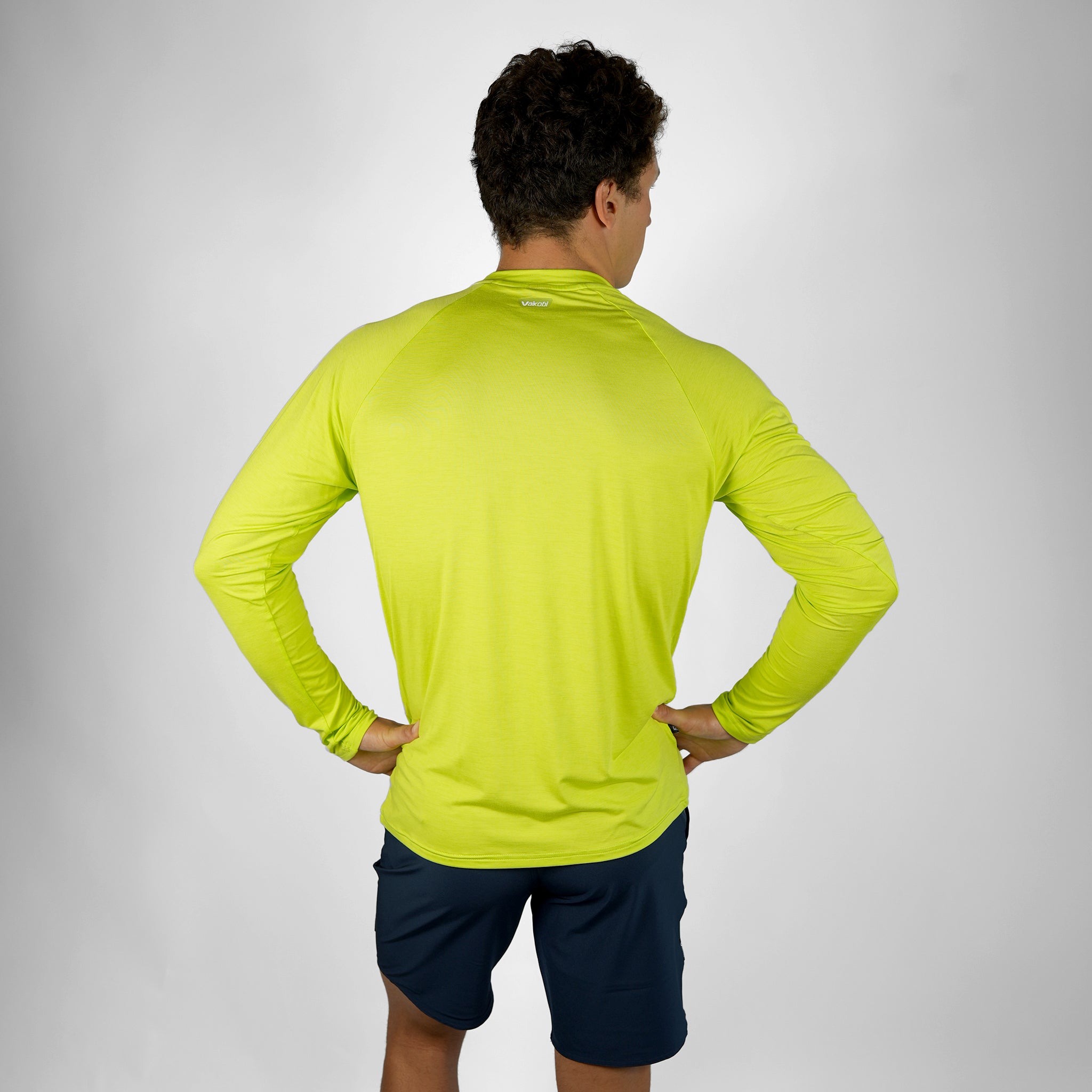 UV Ocean Tech L/S Tee - Lime