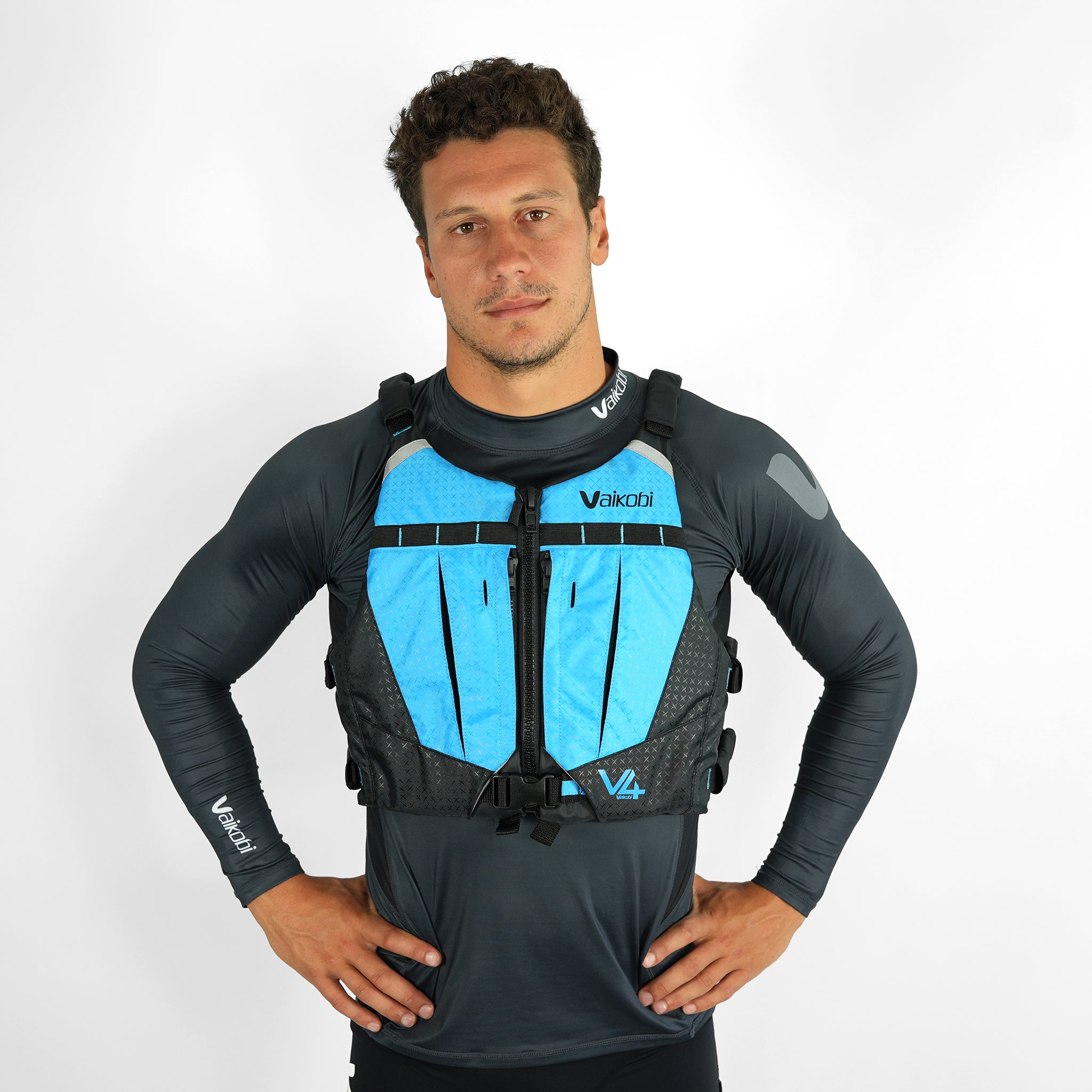 V4 Ocean Racing PFD Life Jacket - Cyan