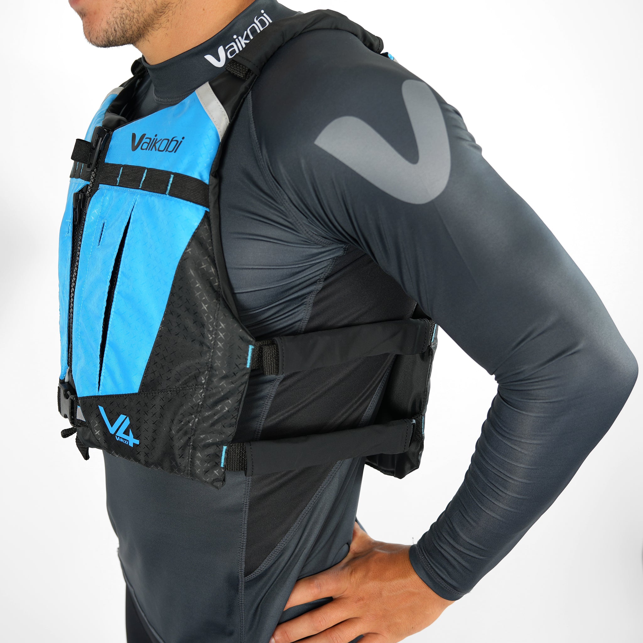 V4 Ocean Racing PFD Life Jacket - Cyan – Vaikobi