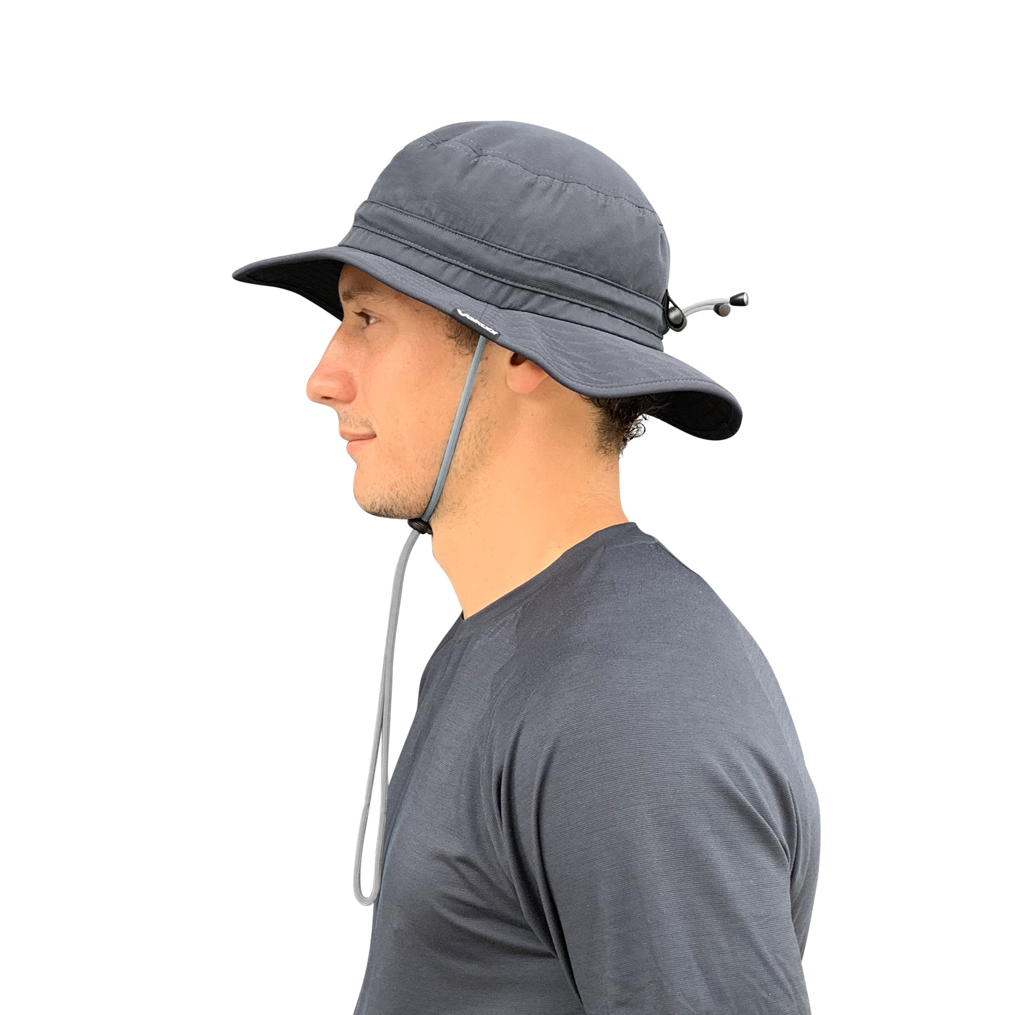 UV Ocean Surf Hat - Charcoal | Vaikobi