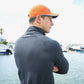 UV Long Sleeve ZIP Tech Top - Charcoal