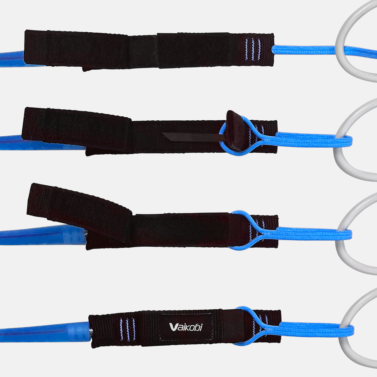 Ocean Fixed Calf Leash - Cyan