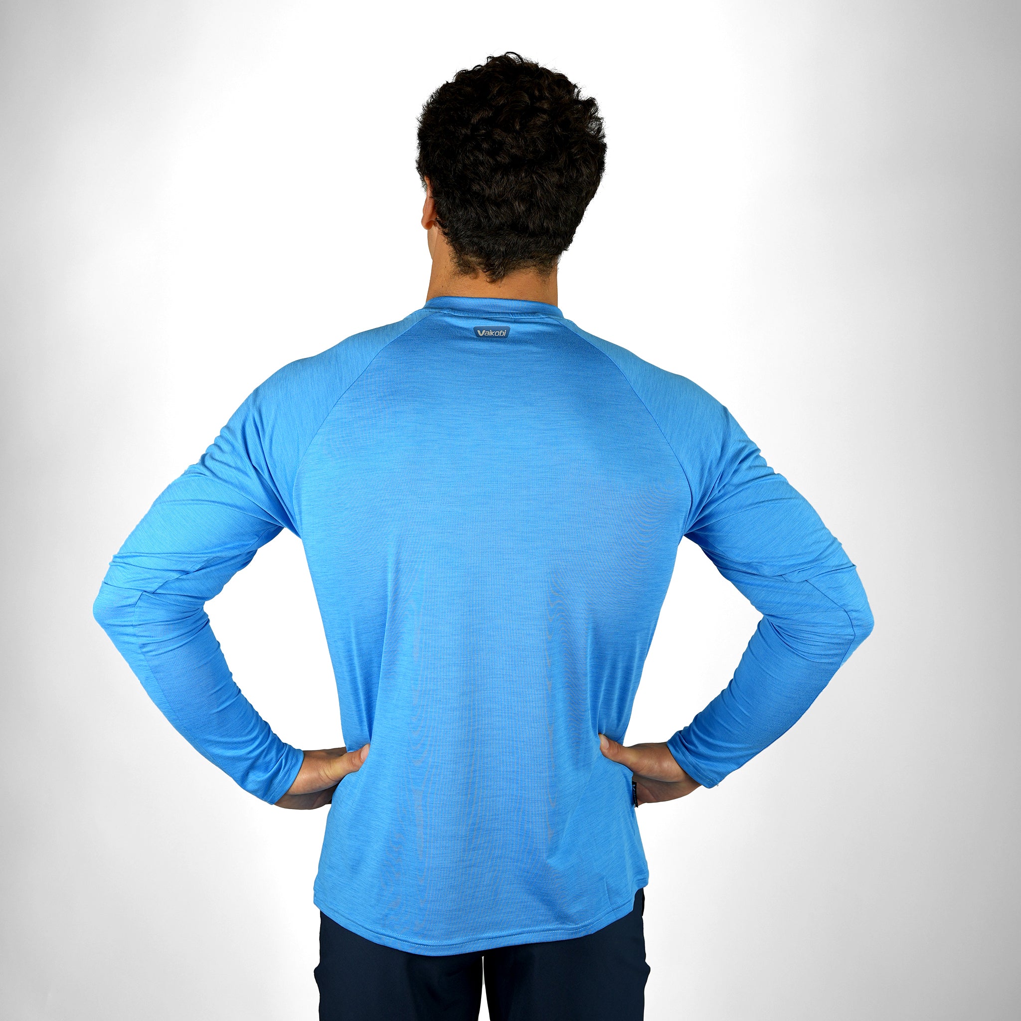 UV Ocean Tech L/S Tee - Cyan