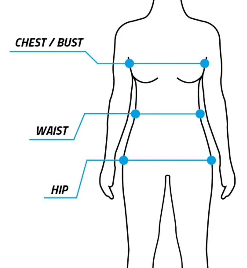 Female Rear Sizes Vaikobi Womens Size Guide | Vaikobi