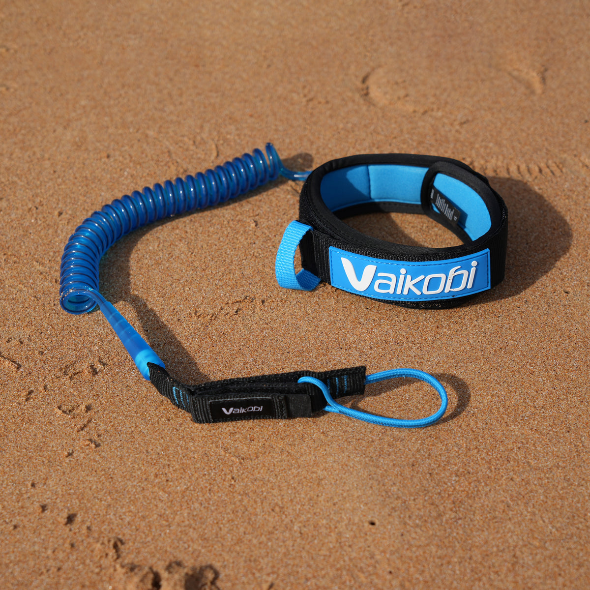 Ocean Fixed Calf Leash - Cyan