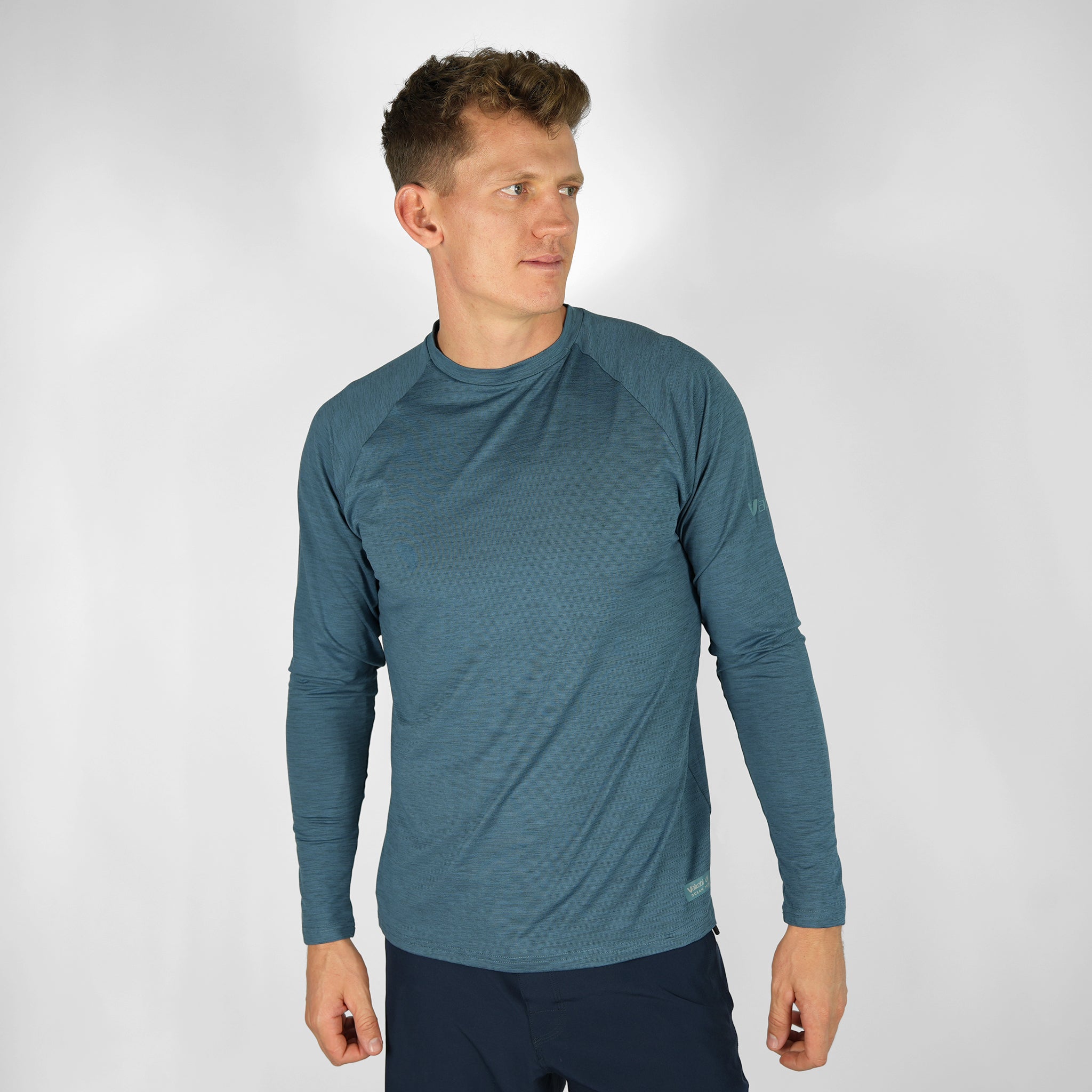 UV Ocean Tech L/S Tee - Ocean Blue