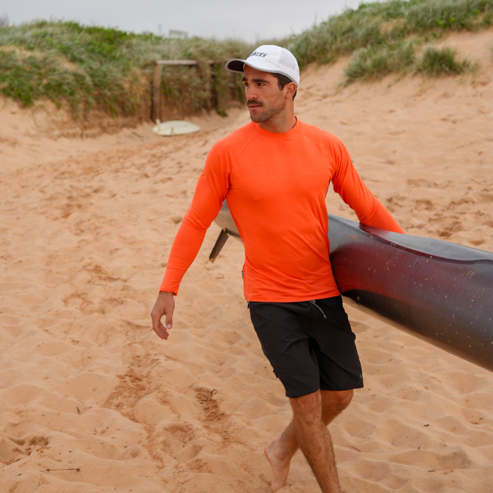 UV Ocean Tech L/S Tee - Orange